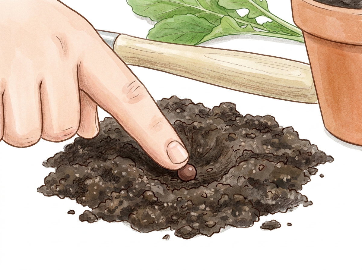 Planting a radish seed is easy peasy!