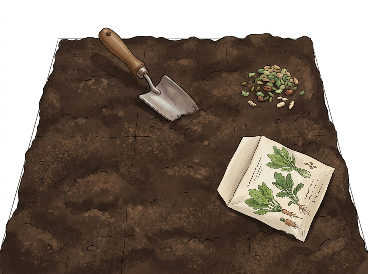 Prepare your seedbed thoroughly, removing weeds and stones for optimal germination.