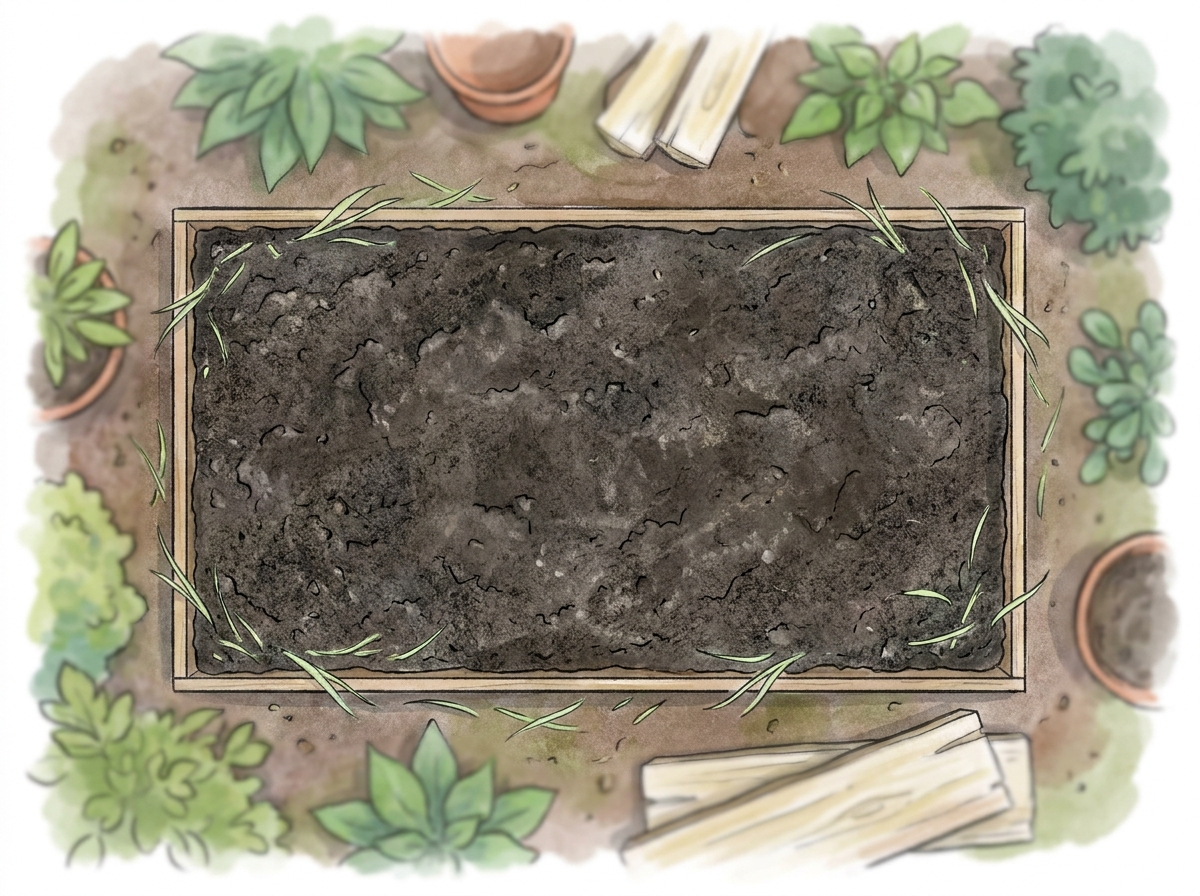 Your no-dig bed, ready for planting!